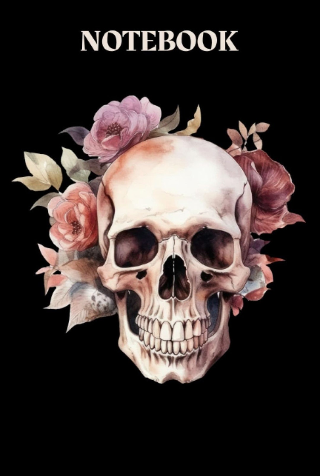 Skull Themed Notebook - Etsy