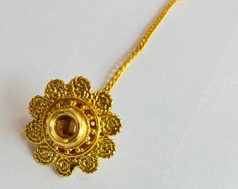 Mang Tikka /Classic Design/Indian Traditional Rajasthani Borla/ Rajasthani Tikka/ Borla /Indian jewelry