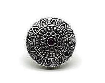 925 Sterling Silver Borla /Classic Design/Indian Traditional Rajasthani Silver Borla/ Silver Rajasthani Tikka/ Silver Borla /Indian jewelry