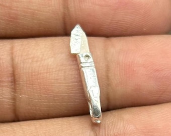 純銀製 シルバーセット  日本製 彫金 ミニナイフ、折りたたみハサミ 純銀製 シルバーセット 日本製 彫金 ミニナイフ、折りたたみハサミ