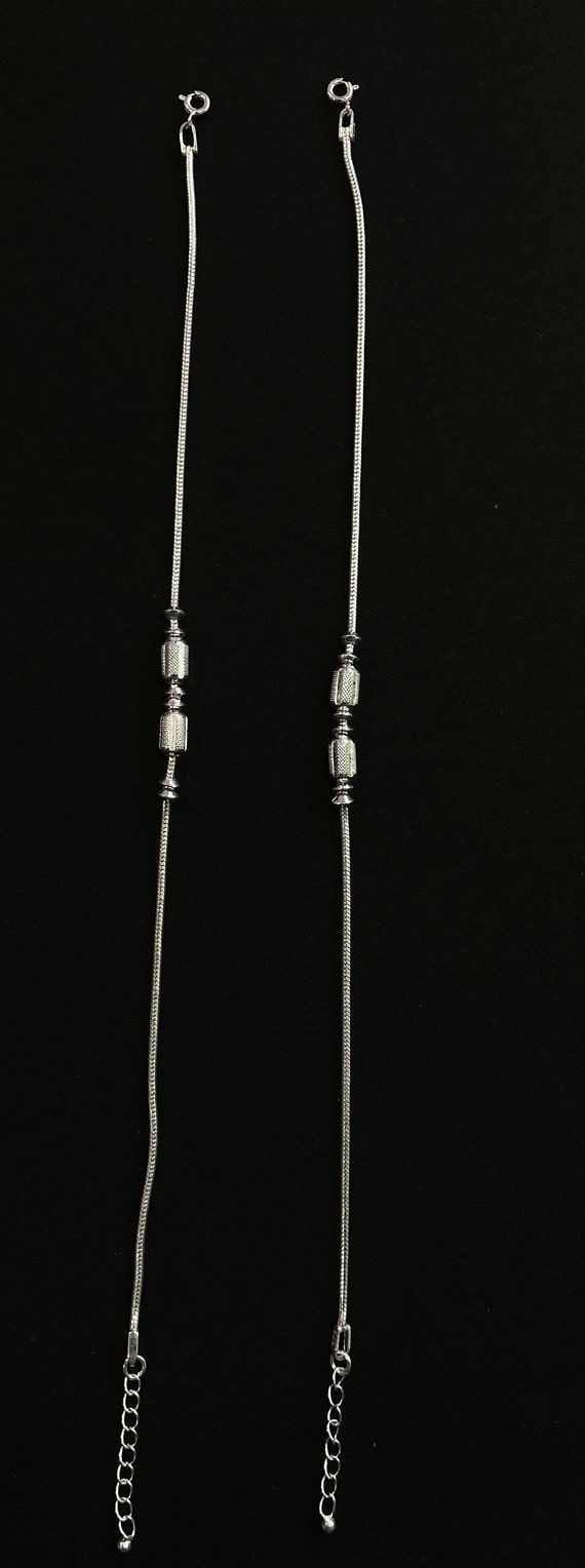 Silver hotsell anklet weight