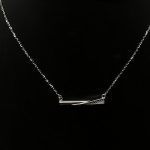 925 Sterling Silver Necklace / Silver Light Weight Neckless