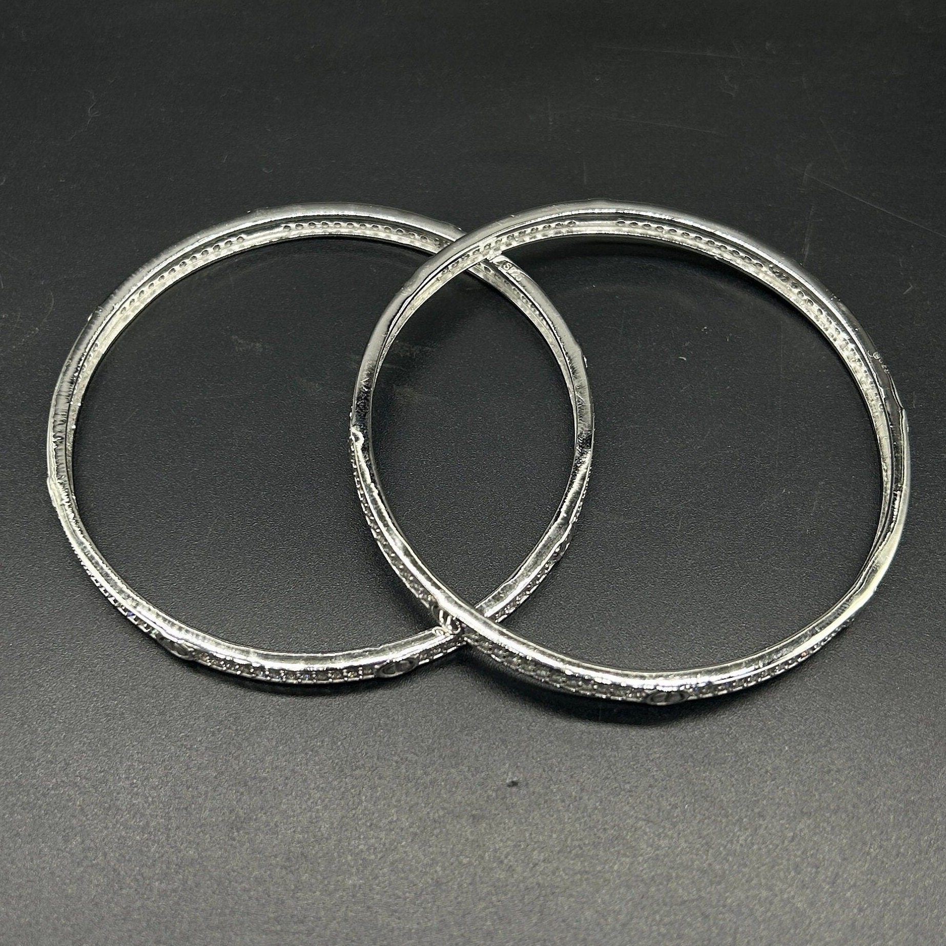 925 Sterling Silver Bangle for Girls and Women - Etsy