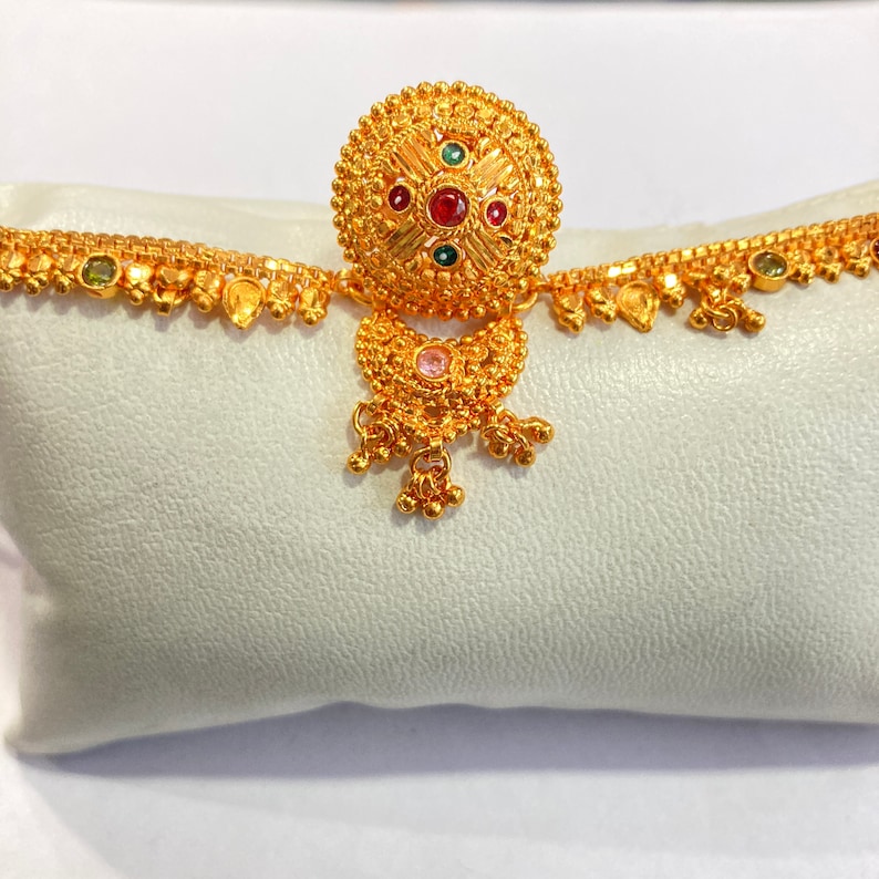 Indian Traditional Rajasthani Borla Maangtika Hair Jewelry Head Jewelry Bridal jewelry Ethnic Gift Rakhdi Borla
