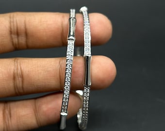925 Sterling Silver Bangle for Girls and Women