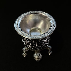 925 Sterling Silver Tortoise Diya / Designer Diya / Tortoise Diya