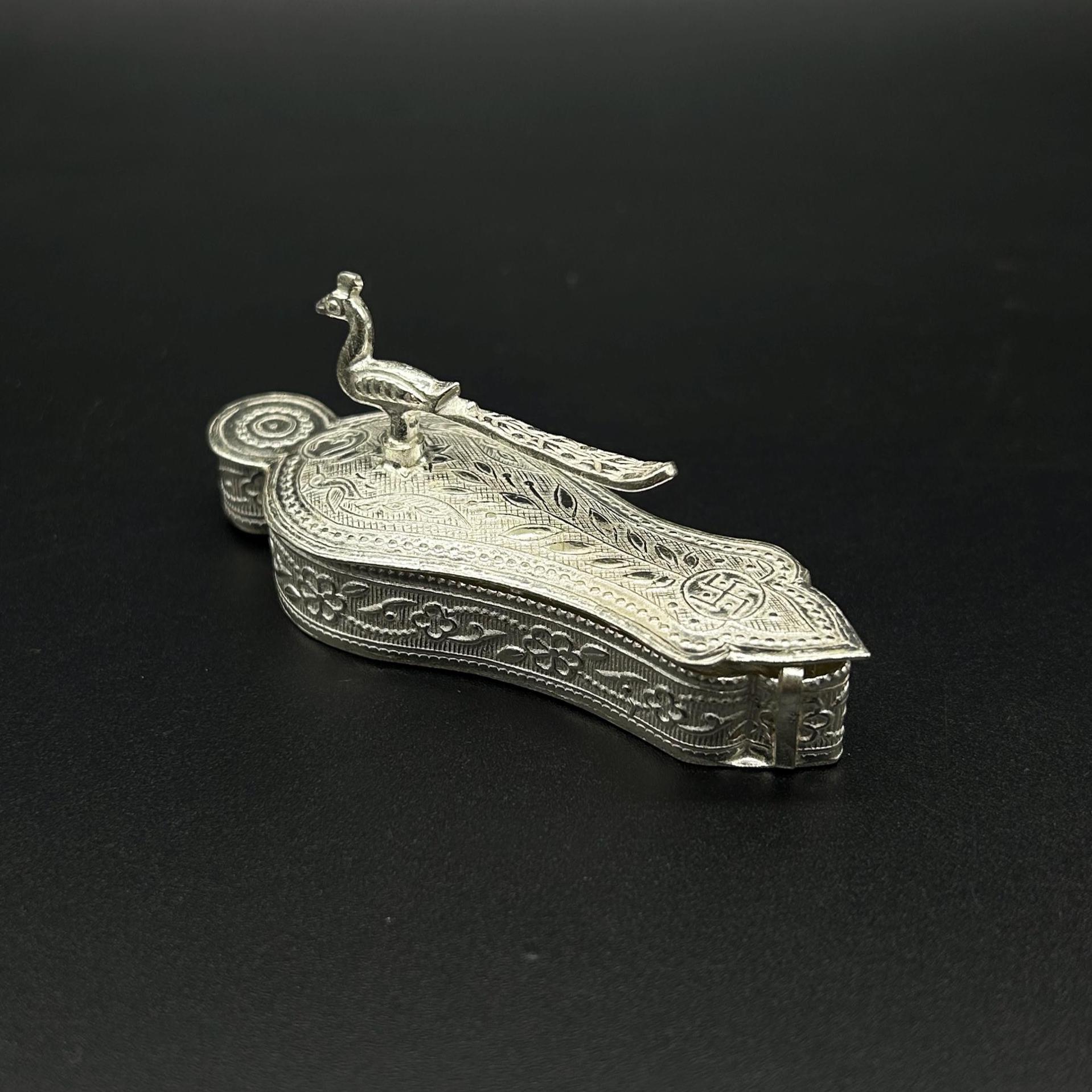925 Sterling Silver Tilak Akshat Patra, Roli Chawal Bowl. - Etsy
