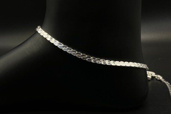 Tassel Chain Anklet Efulgenz Silver Bell Charm Anklet Set - Traditional Indian Payal Foot Jewelry With Tassels For Women String Bracelet