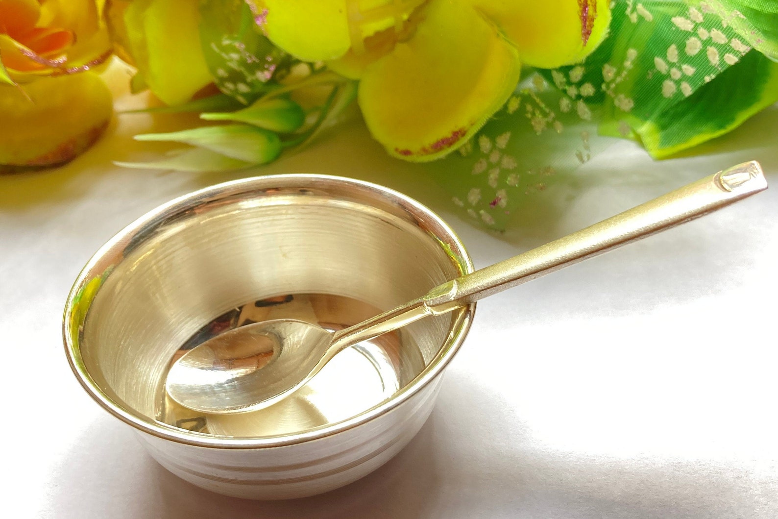 Sterling Silver Bowl & Spoon / Silver Bowl and Spoon for Baby Etsy