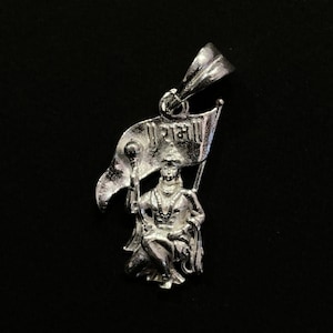 925 Sterling Silver Hanuman Ji Pendant