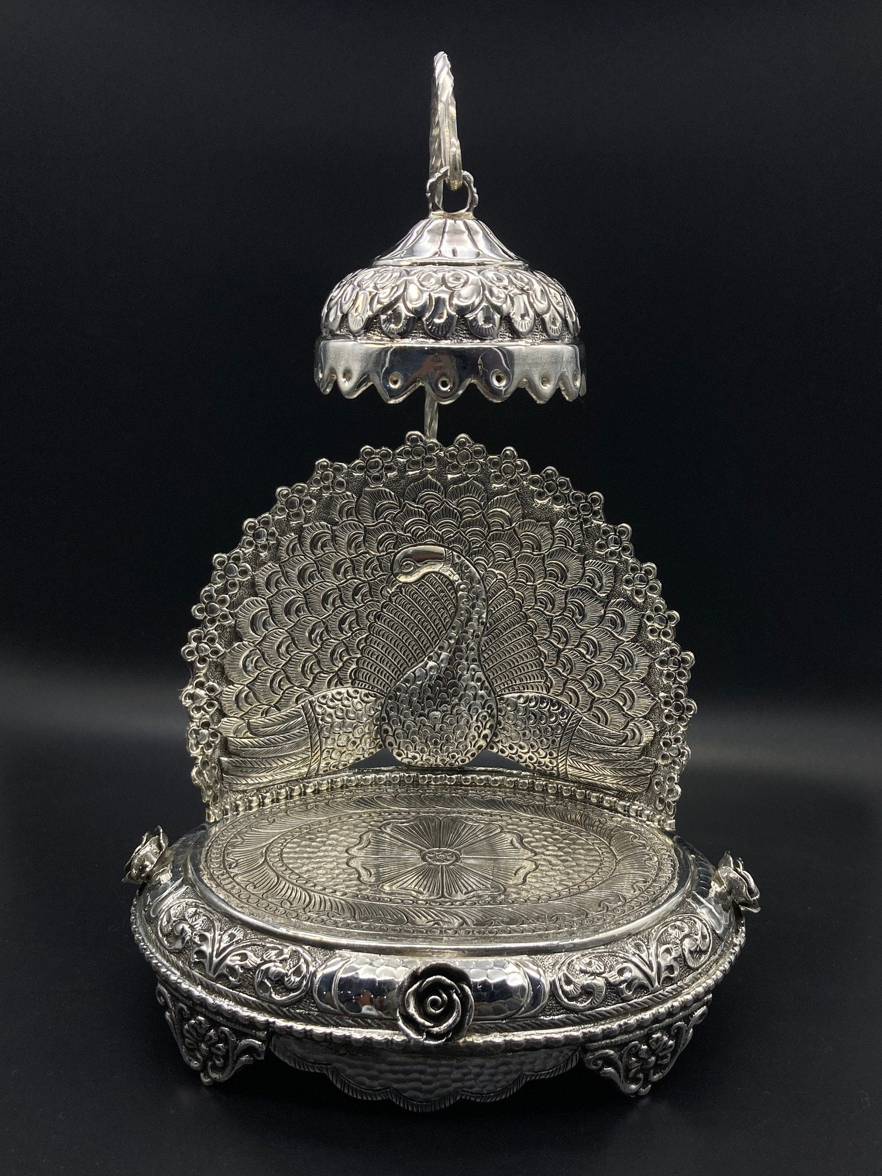 925 Sterling Silver Singhasan - Etsy