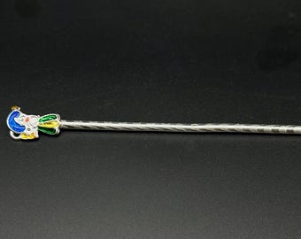 Flauta/bansuri de plata de ley 925 para el Señor Krishna/laddu Gopal ji y flauta para regalar.