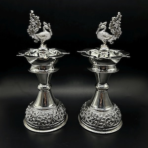 925 Sterling Silver Diya / Samai Diya.