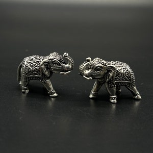 925 Sterling Silver Elephant Idol / Silver Elephant Statue
