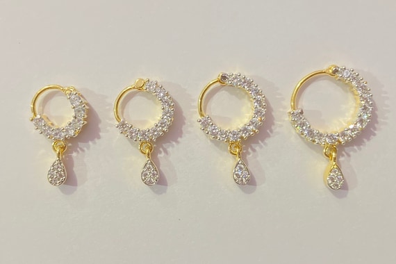 Diamond Nose Ring gold Nath indian Nose Ring indian Jewelry