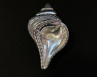 925 Sterling Silver Shank Diya / Designer Diya / Shank Diya