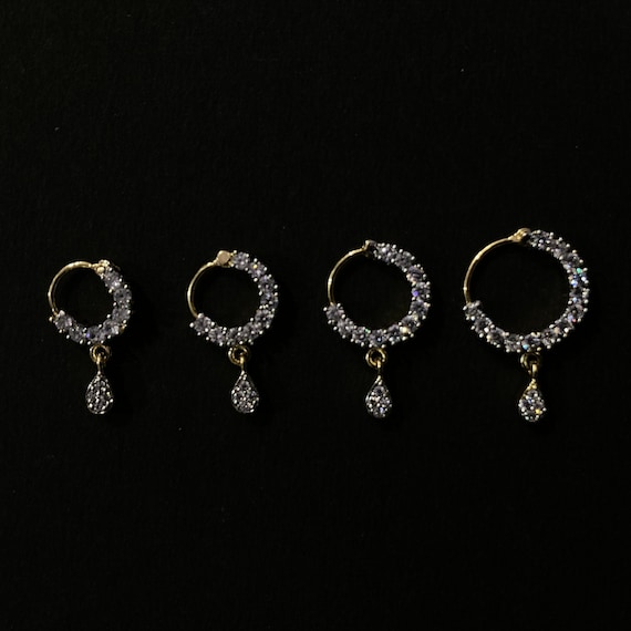 Diamond Nose Ring gold Nath indian Nose Ring indian Jewelry