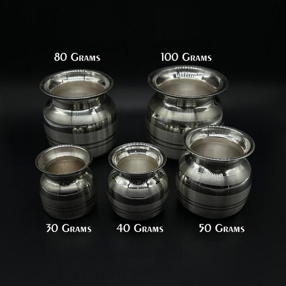 Stainless Steel lota for Pooja Kitchen Utensil Water Pot Kalash