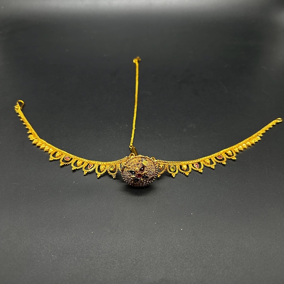 Indian Traditional Rajasthani Rakhdi /borla/ Maangtika/ Hair