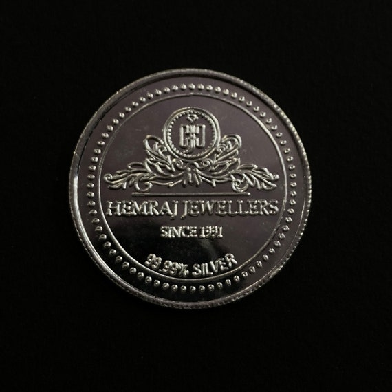 99.90% Pure Silver 10grams Tirupati Bala Ji Coin / Silver Coins