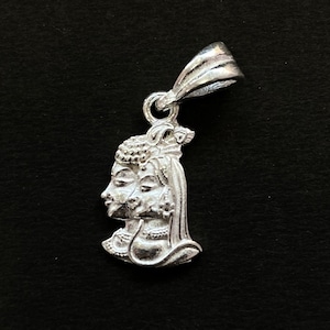 925 Sterling Silver Lord Shiv JI And Maa Parvati  Pendant