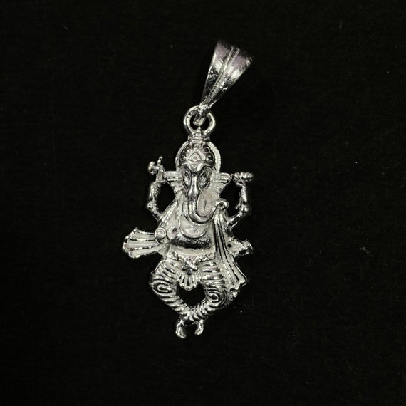 Sterling silver sale ganesh pendant