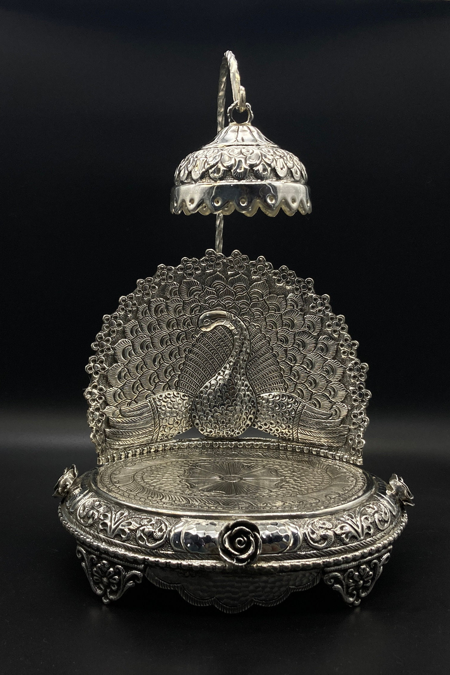 925 Sterling Silver Singhasan - Etsy