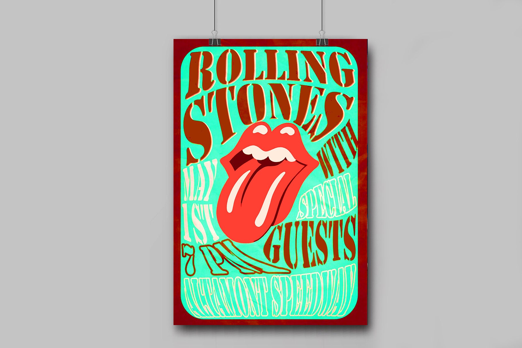The Rolling Stones Posters Rolling Stones Print Wall Etsy