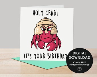 Printable card, Printable Birthday card, Happy Birthday card, Funny Birthday card, Sarcastic Birthday card, Pun Birthday card