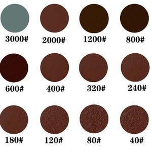 Selbstklebende Schleifscheibe Schleifpapier Schleifmodell Polierwerkzeug Werkzeugmaschine für Opal Edelsteine 100mm Scheibe 4 Zoll 10cm