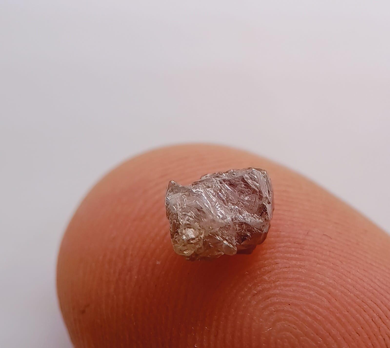Australian Natural Rough Pink Diamond 0.87ct 5mm Uncut Just as It