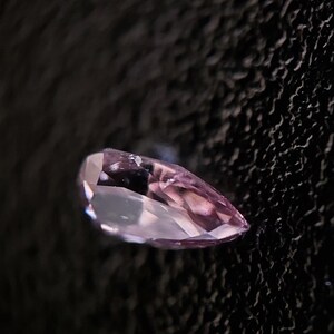 0,11 kt AUSTRALIAN fancy paarsachtig ROZE diamantpeer SI1 Uiterst zeldzaam Topgecertificeerd gratis wereldwijde expresverzending