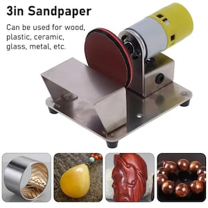 Opal Polisher Wheel Cabbing Machine Set Grinder Sander Gem Faceting Stable table cutting & polishing Gems gemstones and opals Making Facet