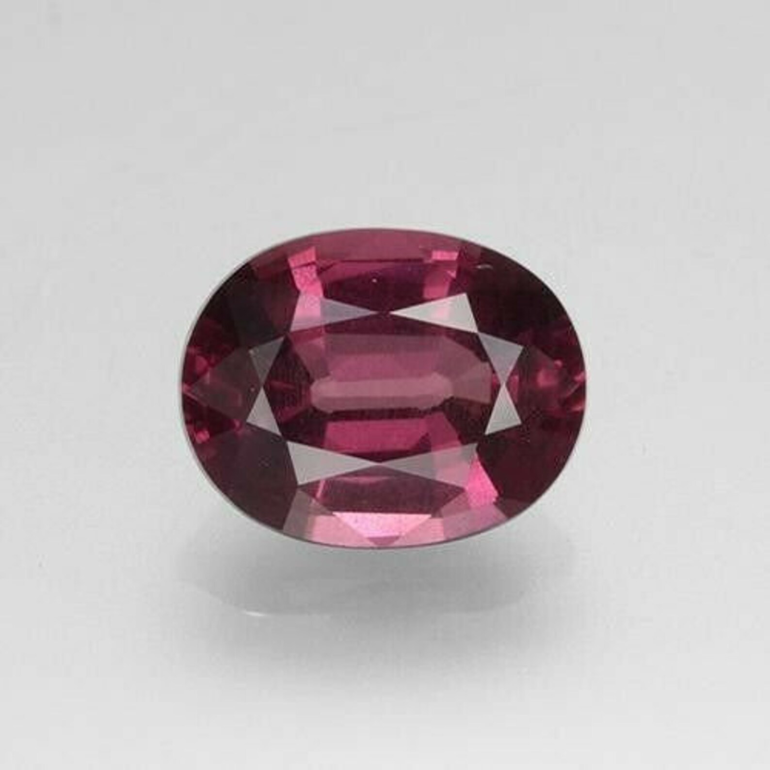 Natural Pyrope Garnet 7x5mm Faceted Oval Cut Loose Red/pink Garnet ...