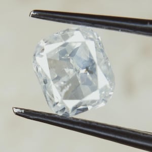 AUSTRALIAN flauw grijsblauw DIAMOND 1,00 kt natuurlijke kleur kussenvorm I1 duidelijkheid gratis wereldwijde expresverzending hyperzeldzame diamant