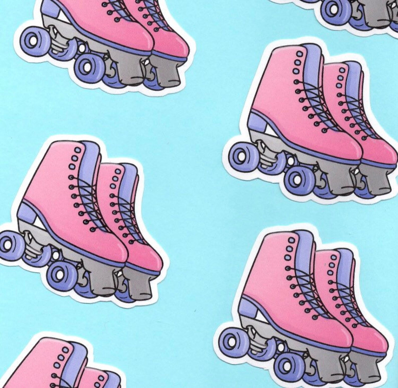ROLLER SKATE STICKER Etsy
