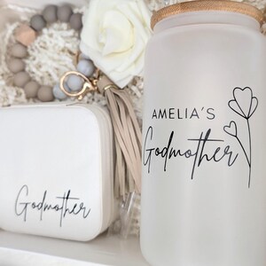 Will You Be My Godmother Gift Box for Auntie, New Baby, Religious Gift Box, Godparents, Baptism, Christening, Auntie, Niece, Nephew
