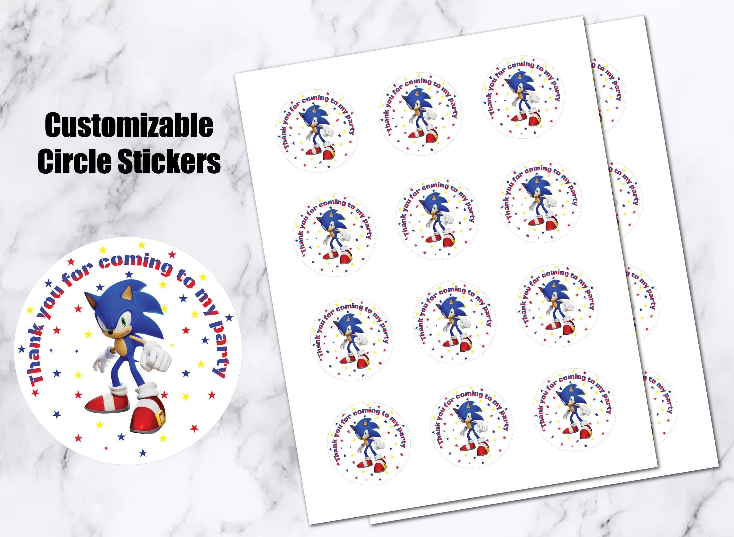 Sonic - Ring Sticker for Sale by ajedynak