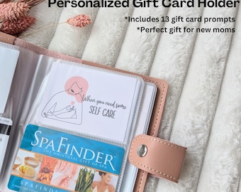 New Mom Gift Card Book, Motherhood Affirmation Cards, Baby Shower Gift, New Mom Gift Box, Gift Card Holder