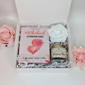 Presente para nova mamãe, Cartões de afirmação da maternidade, Presente prático para futura mamãe, Caixa de presente para nova mamãe, Presentes para gravidez, Presente de chá de bebê para mamãe