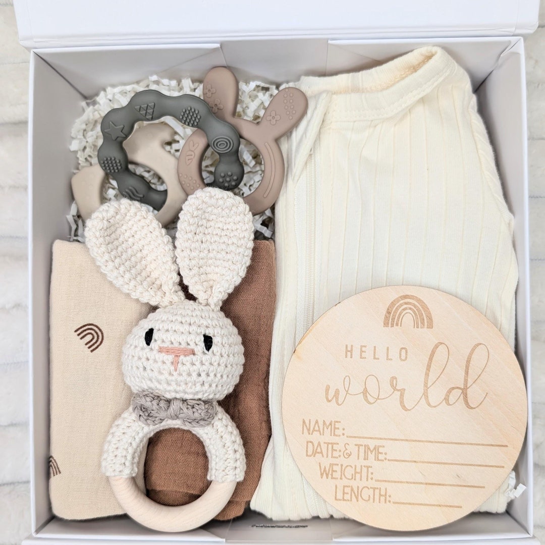 Gender Neutral Baby Gift Box, Custom Baby Gift, Unisex Gift,baby ...