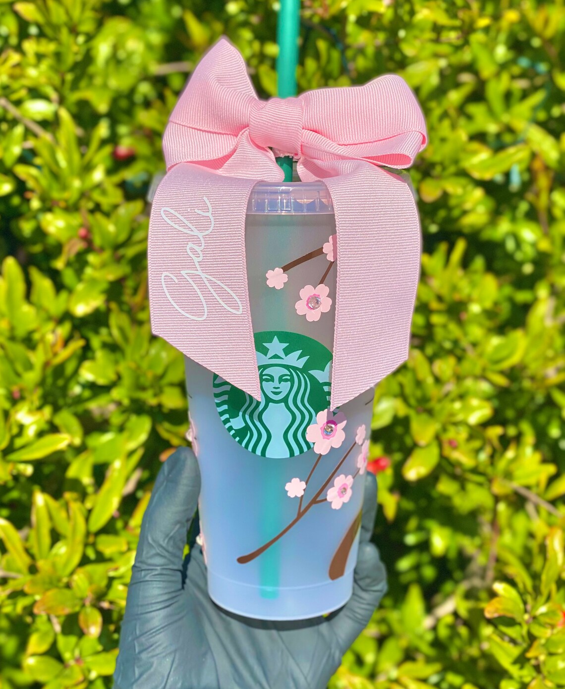 Cherry Blossom Starbucks Cup Cherry Blossom Cup With Etsy