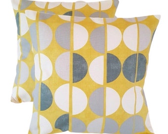 buy by the metre Jet Saffron Aqua Made to Measure Curtains Cube Prestigious Textiles