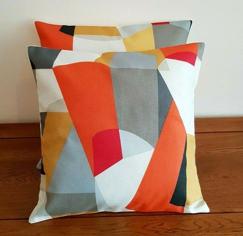 14" 16" 18" 20" New Cushion Cover Harlequin Scion Pucci Orange Geometric Design