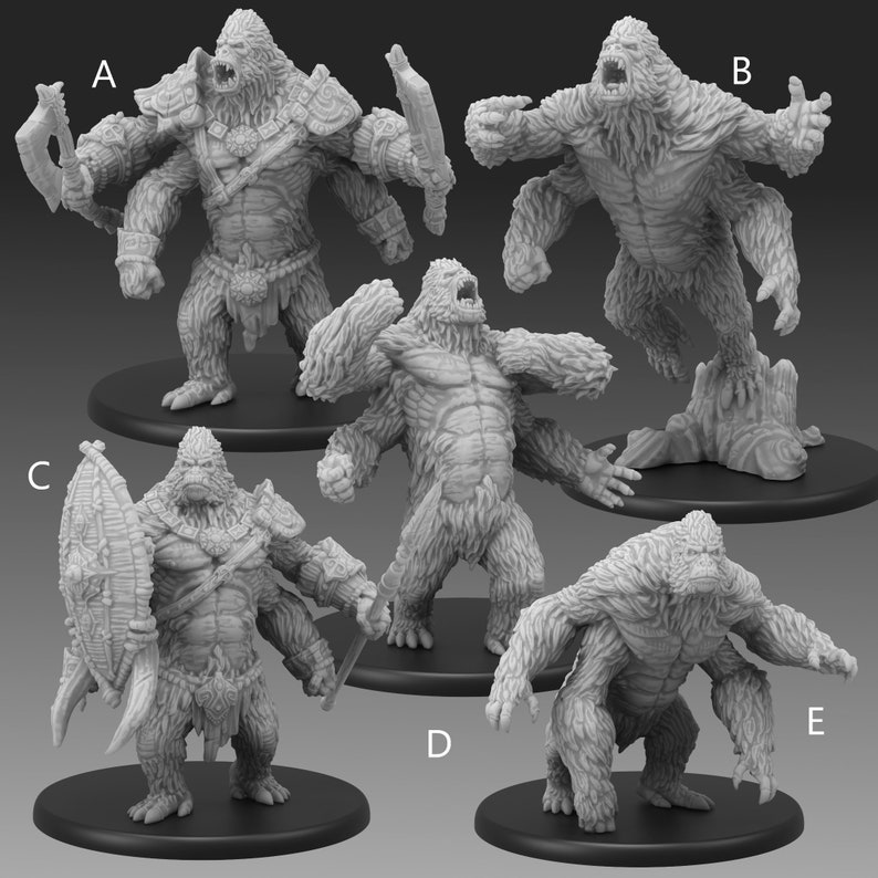 Girallon miniature  3D printed tabletop Girallon miniature image 1