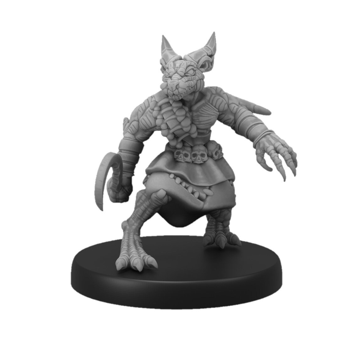 Kobold Miniature 3D Printed Tabletop Kobold Miniature - Etsy