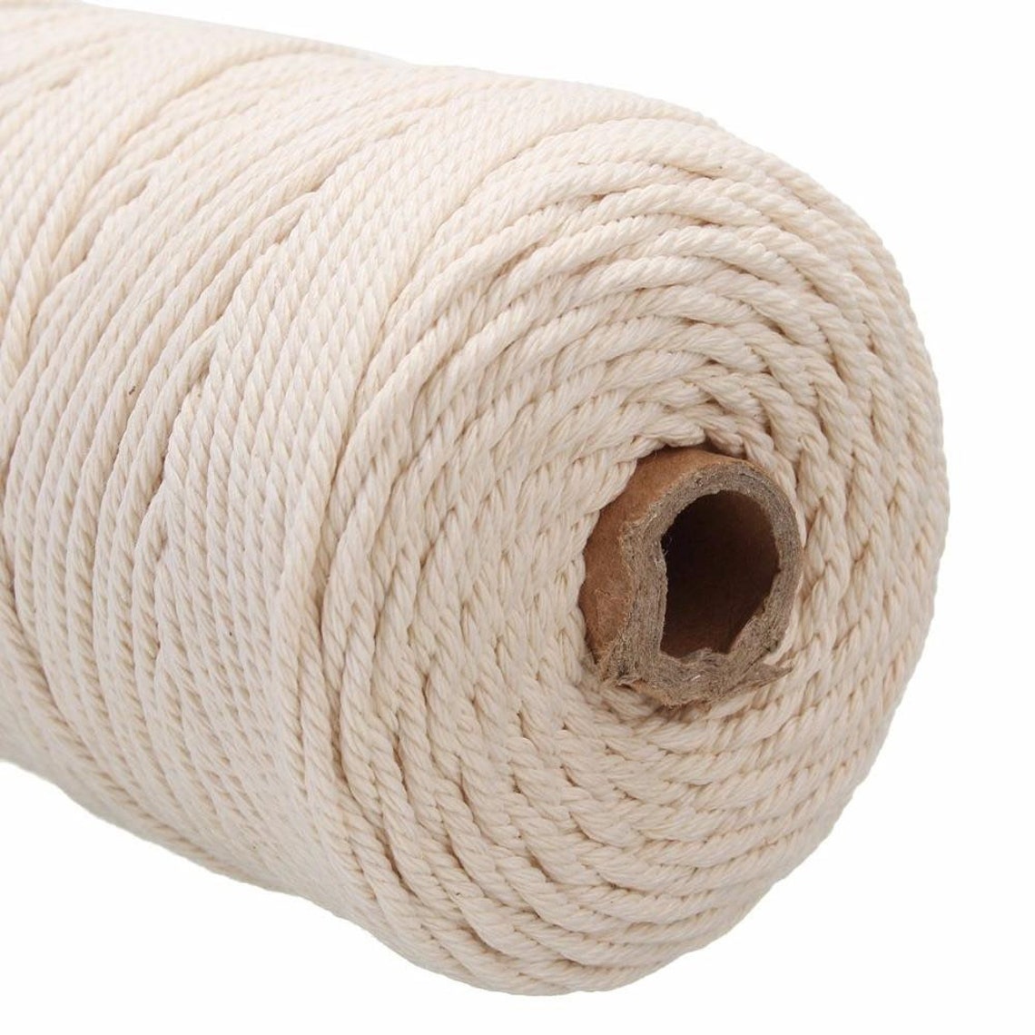 Cotton Macrame Cord Bulk Pack 200m / 650ft 2mm 3mm Thick Natural or