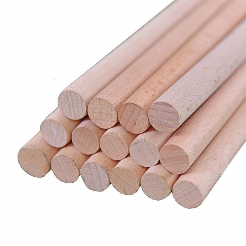 20mm Round Wooden Sticks ,wood Dowel Sticks Unfinished Natural Wood 