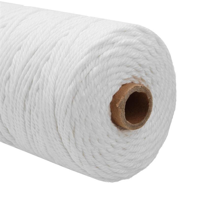 Cotton Macrame Cord Bulk Pack 200m / 650ft 2mm 3mm Thick Natural or