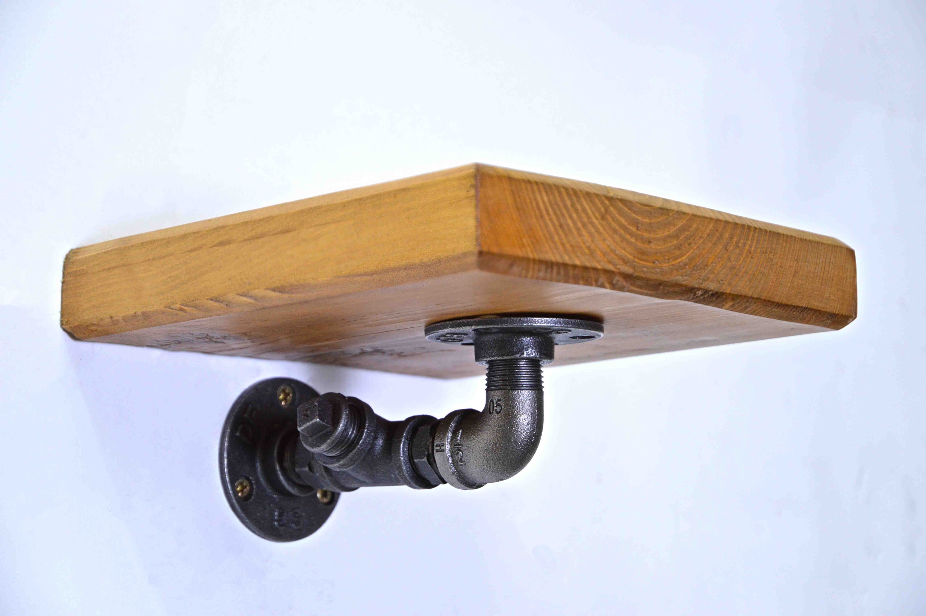 Cast iron pipe brackets 17x9.5cm Etsy